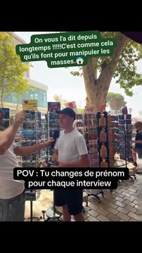 Un jeune homme intervient sous plusieurs identités différentes dans des reportages de BFMTV: Est-il un acteur payé par la chaîne pour jouer des rôles ?
