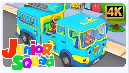 🚒 Las Ruedas del Camión de Bomberos 🚒 | Canciones Infantiles en Español Latino para Niños