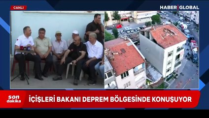 İçişleri Bakanı Ali Yerlikaya depremzedelerle buluştu: "Dil afeti" uyarısı