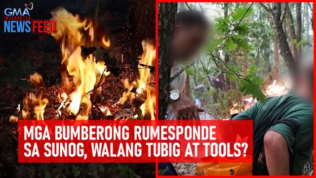Kosovo Wildfire Mga bumberong rumesponde sa sunog, walang tubig at tools? | GMA Integrated Newsfeed