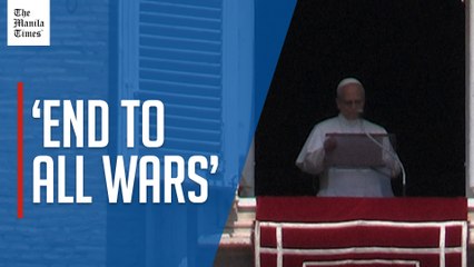 Pope Leo XIV calls for an 'end to all wars' during Angelus prayer