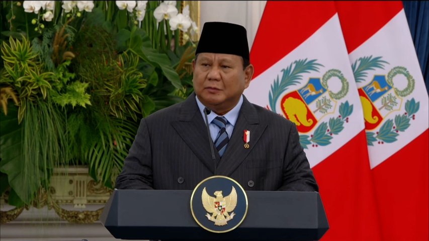 Bertemu Presiden Peru, Prabowo Kenang Dapat Penghargaan Tertinggi Tahun 2024