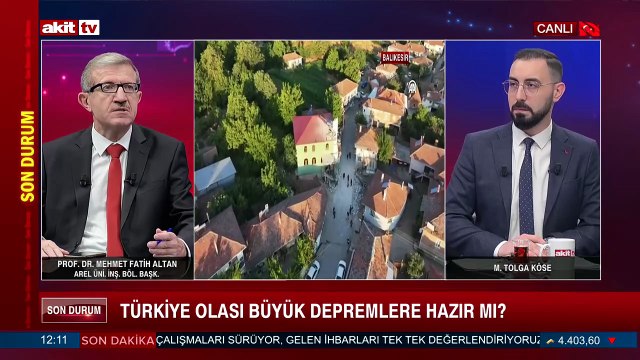 Prof. Dr. Mehmet Fatih Altan: Türkiye olası büyük depremlere hazır mı? 11.08.2025