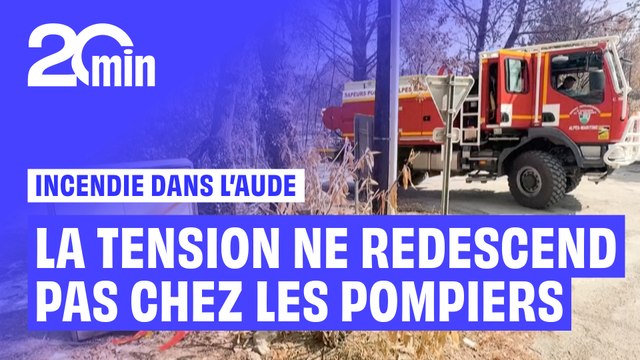 Incendie dans l’Aude : Le feu est fixé, mais la tension ne redescend pas chez les pompiers