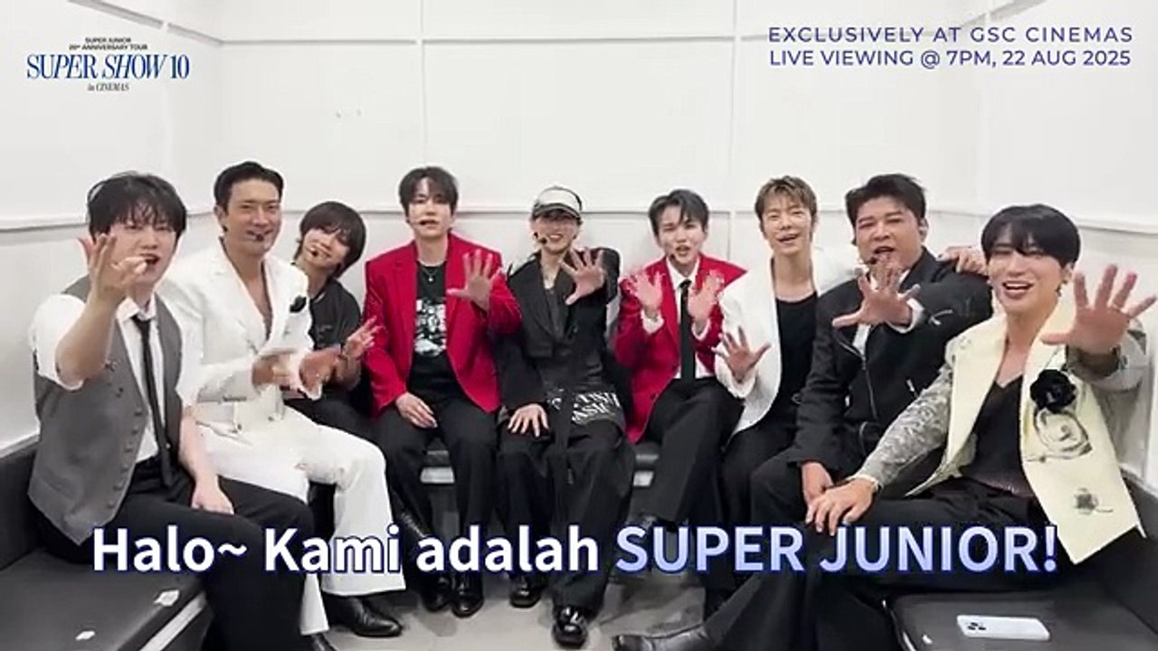 Super Junior 20th Anniversary Tour [Super Show 10] In Cinemas | Greeting: Special Message