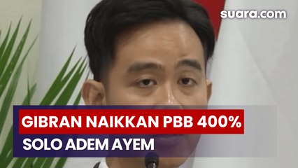 Tak Memanas Seperti Pati, Gibran Naikkan PBB di Solo hampir 400 Persen