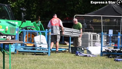 The clean up operation begins in West Park, Wolverhampton after a successful WV1 Fest over the weekend.