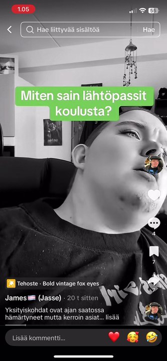 Lähtöpassit koulusta