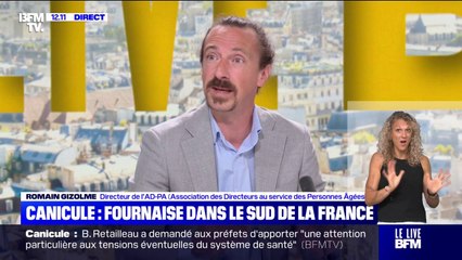 Canicule: "Notre société gère encore ces situations comme des situations de crise et pas comme des situations qui vont devenir courantes", note Romain Gizolme (AD-PA)