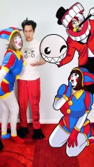 POMNI X CAINE 2D VS 3D 🎪 #COSPLAY