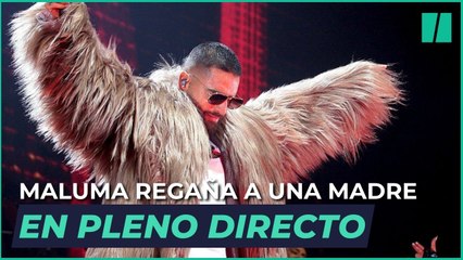 MALUMA REGAÑA a una MADRE en PLENO DIRECTO