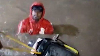 नाले में गिरा डिलीवरी बॉय, यूनियन ने कंपनी पर उठाए सवाल