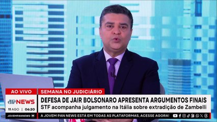Defesa de Bolsonaro apresenta argumentos finais para o STF