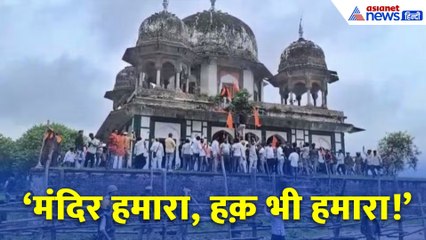 फतेहपुर में मंदिर बनाम मकबरा विवाद | बजरंग दल का दावा, भारी पुलिस तैनाती