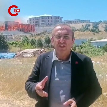 Kahramanmaraş'taki yangın... CHP Kahramanmaraş İl Başkanı Ünal Ateş “Yangın çok büyük, şu an havadan ve karadan müdahale sürüyor”