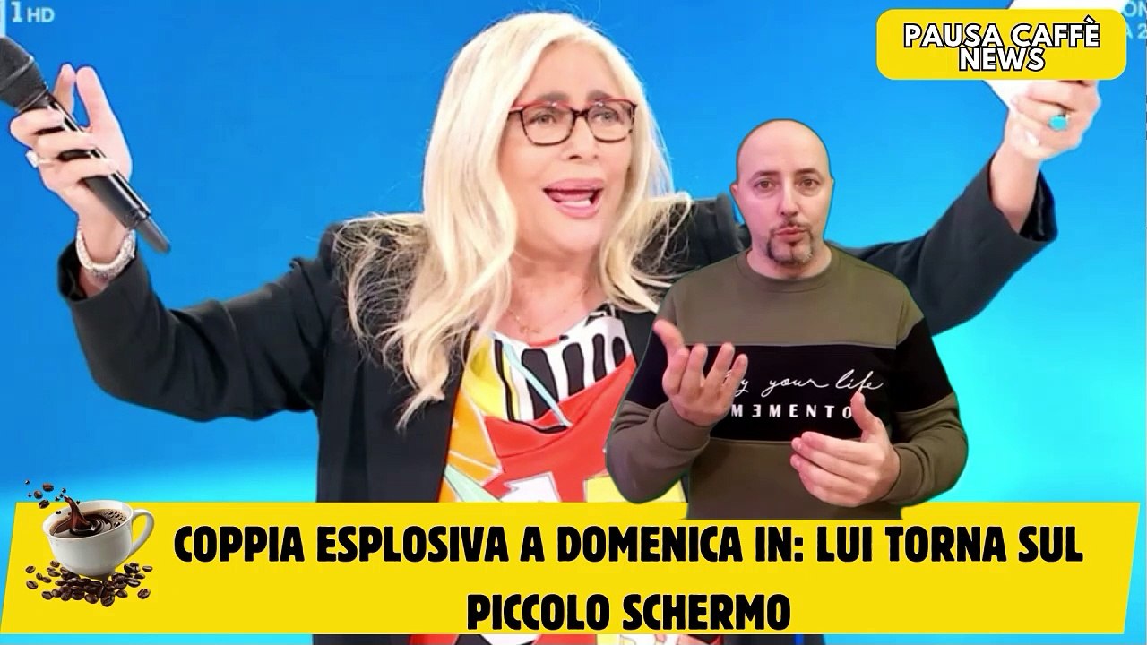 Coppia esplosiva a Domenica In lui torna sul piccolo schermo