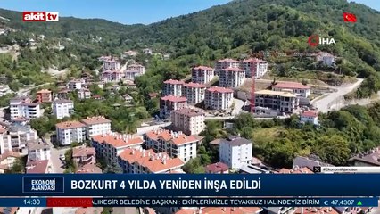 Bozkurt 4 yılda yeniden inşa edildi
