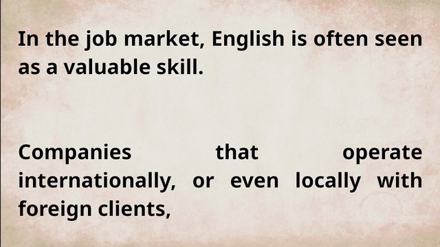 Why English is Important for Us || More Than Just a Language || Career Growth and Job Opportunities