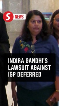 Court of Appeal defers decision on Indira Gandhi's lawsuit against IGP