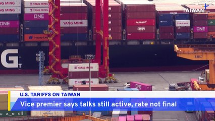 Taiwan Still Pushing To Lower 20% U.S. Tariff