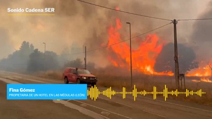 "Corred, corred, ayudadnos... era un infierno": los testimonios tras el incendio en Las Médulas
