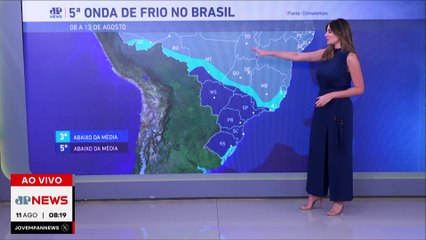 Brasil sob frio intenso: Neve no Sul e geada em outras regiões | Previsão do Tempo