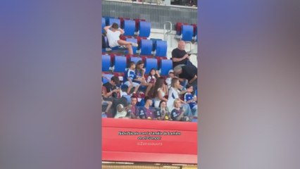 El vídeo de Nicki Nicole en el palco junto a la familia de Lamine Yamal