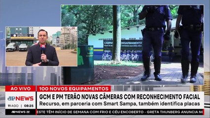 GCM e PM de SP testam câmeras com reconhecimento facial e de placas