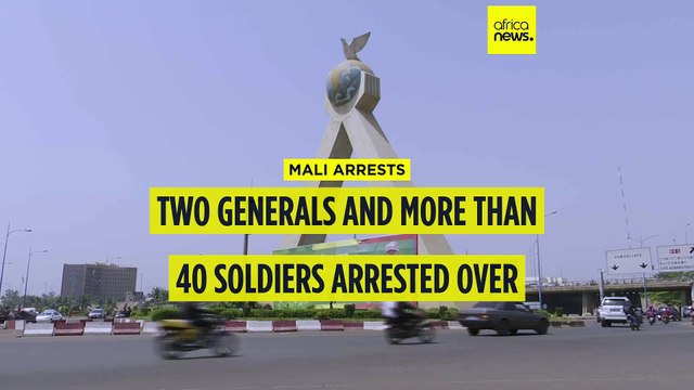 Two generals and more than 40 soldiers arrested over coup allegations in Mali