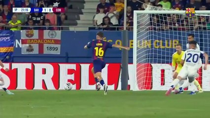 BARCELONA GOLEA AL COMO POR EL TROFEO JOAN GAMPER Y LLEGA CON GANAS A SU DEBUT EN LALIGA - MH SPORTS