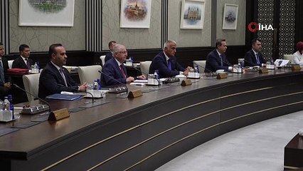 Cumhurbaşkanlığı Kabinesi, Cumhurbaşkanı Recep Tayyip Erdoğan başkanlığında Beştepe’de toplandı