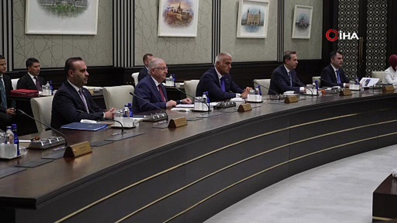 Cumhurbaşkanlığı Kabinesi, Cumhurbaşkanı Recep Tayyip Erdoğan başkanlığında Beştepe’de toplandı