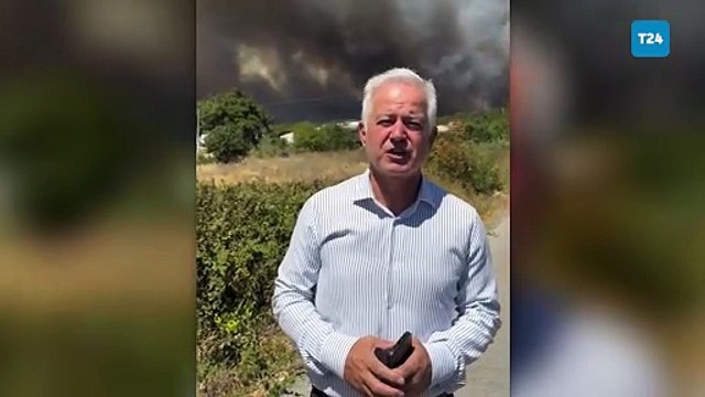 CHP Çanakkale Milletvekili İsmet Güneşhan yangın bölgesinden seslenerek yardım istedi