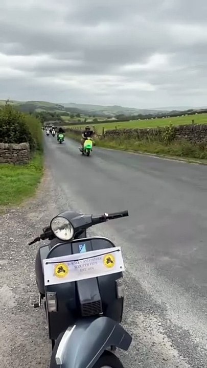 Burnley and Pendle Scooter Rally ride-out