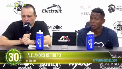 “Dios no se queda con nada”: Esneyder Mena habló de Ménder García, autor del gol del triunfo del DIM