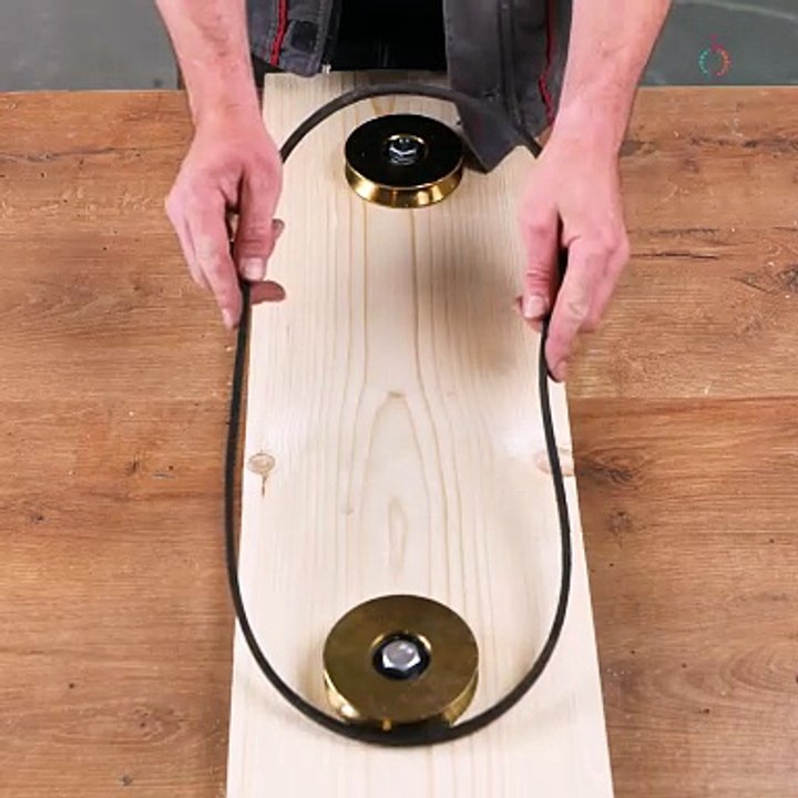 Simple pulley hack for smooth belt moves! ⚙️