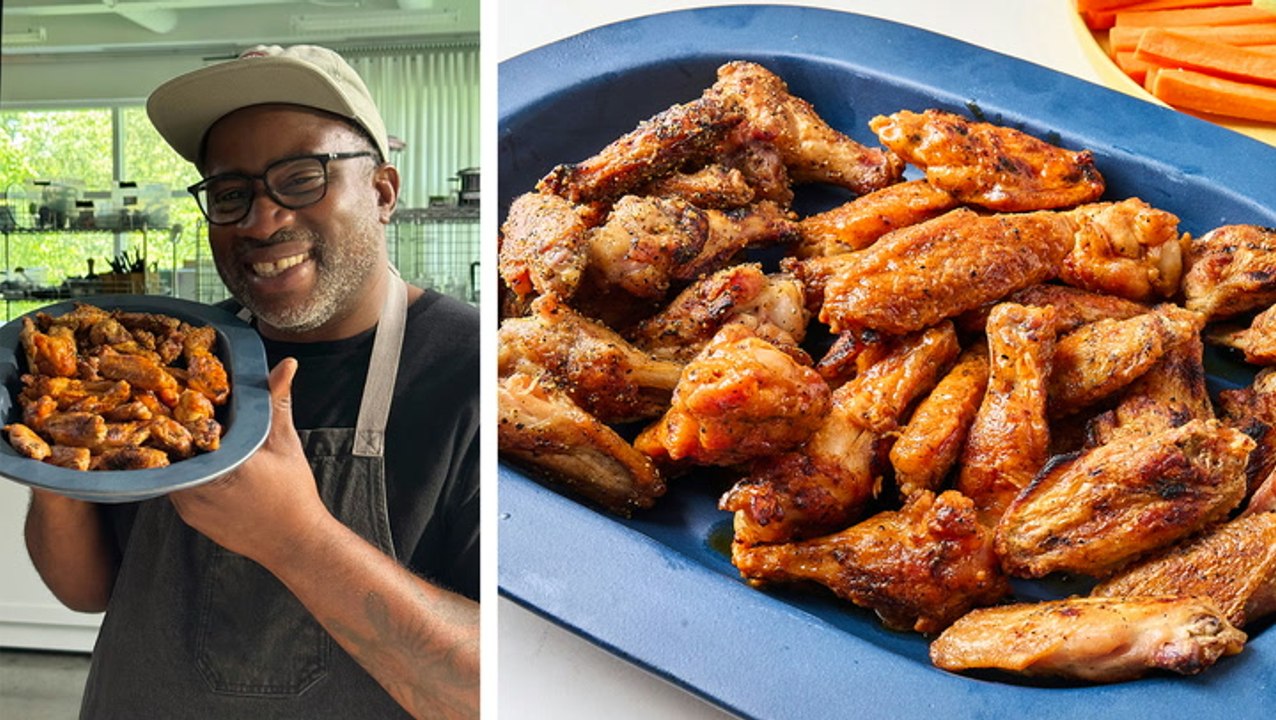 How to Make Chef Roscoe's Charcoal-Grilled Chicken Wings
