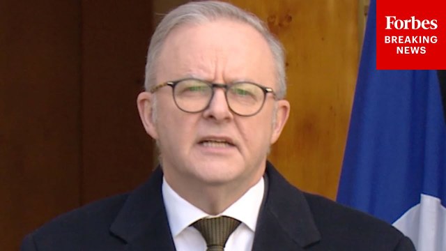 Australian PM Anthony Albanese Announces That Australia Will Recognize Palestinian State