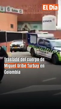 Traslado del cuerpo de Miguel Uribe Turbay en Colombia
