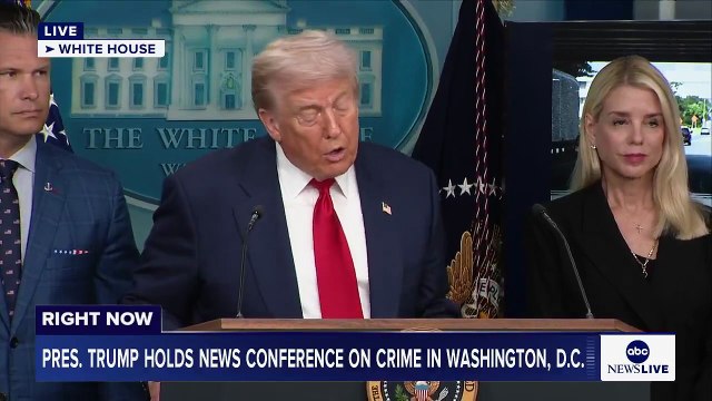 Etats-Unis: Le président américain Donald Trump ordonne le déploiement de militaires de la Garde nationale à Washington