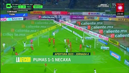 Pumas y Necaxa empatan en lluvioso debut de Keylor Navas en Ciudad Universitaria