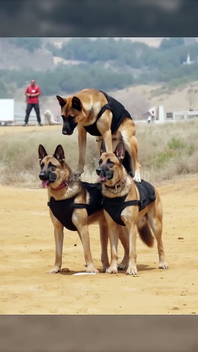 how good these German Shepard are being trained to K9 professionals !