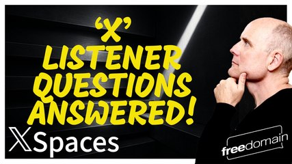 'X' Listener Questions Answered!