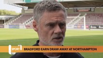 Bradford City earn draw away at Northampton