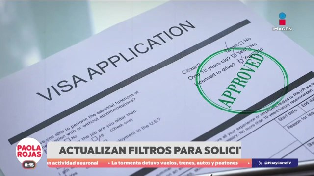 Estados Unidos actualiza filtro para trámite de visa | DPC con Paola Rojas