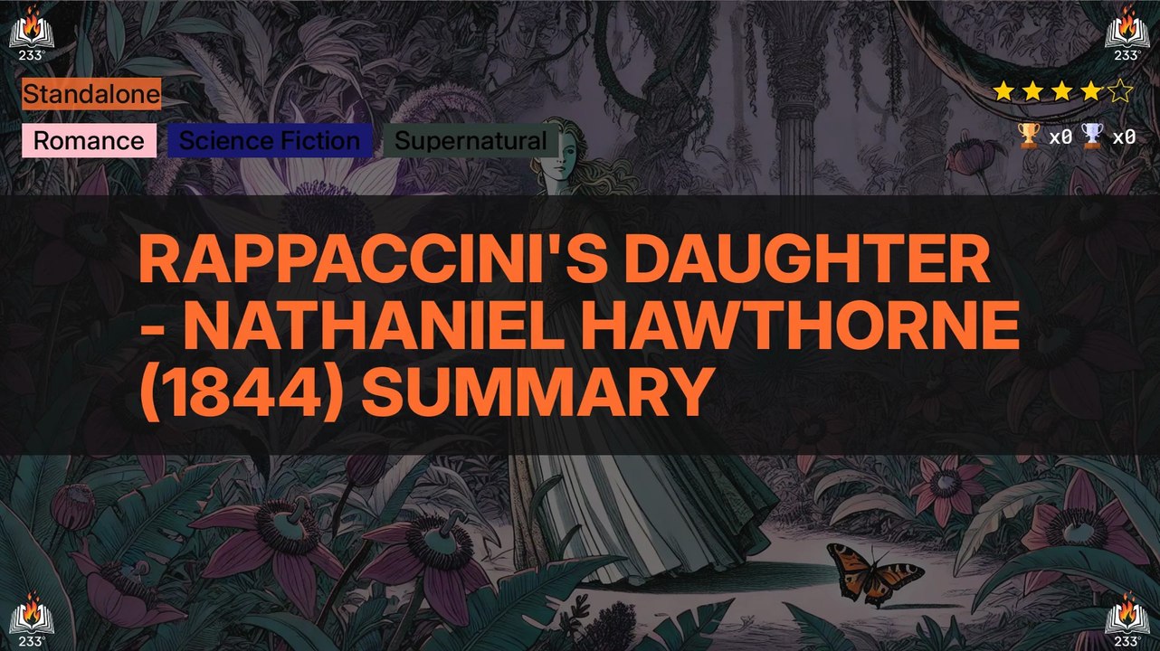 Rappaccini's Daughter - Nathaniel Hawthorne (1844) Summary