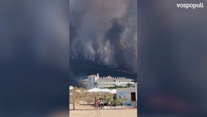 Nuevo incendio en Tarifa: La Junta de Andalucía vuelve a activar el plan de emergencia