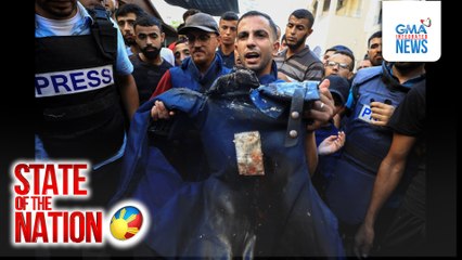 Reporter at 4 pang staff ng Al Jazeera, patay sa airstrike ng Israel sa Gaza | SONA