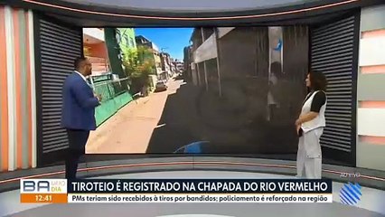 Repórter da TV Bahia é ameaçado ao vivo após tiroteio em Salvador; veja vídeo