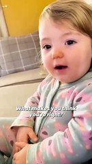 When you wanna argue with mom and dad… but your words are still under construction. 🥹💬